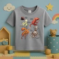 Octopus Sea Animals Species Toddler T-Shirt thumb 3
