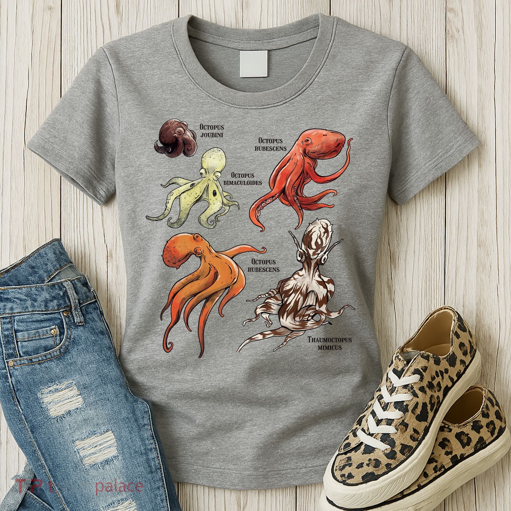 Octopus Sea Animals Species Women's T-Shirt