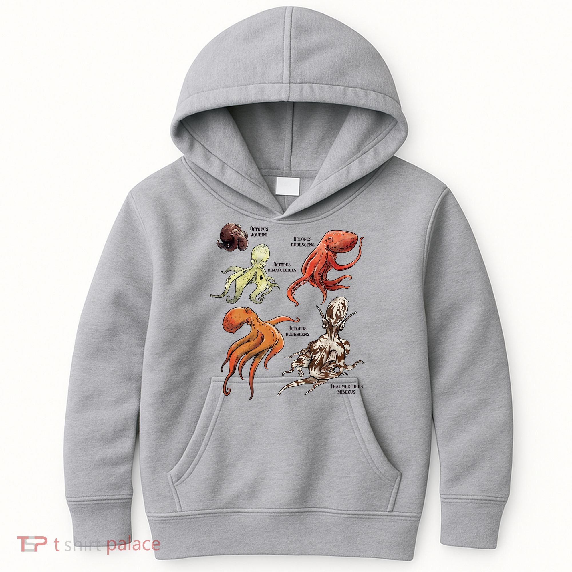 Octopus Sea Animals Species Kids Hoodie