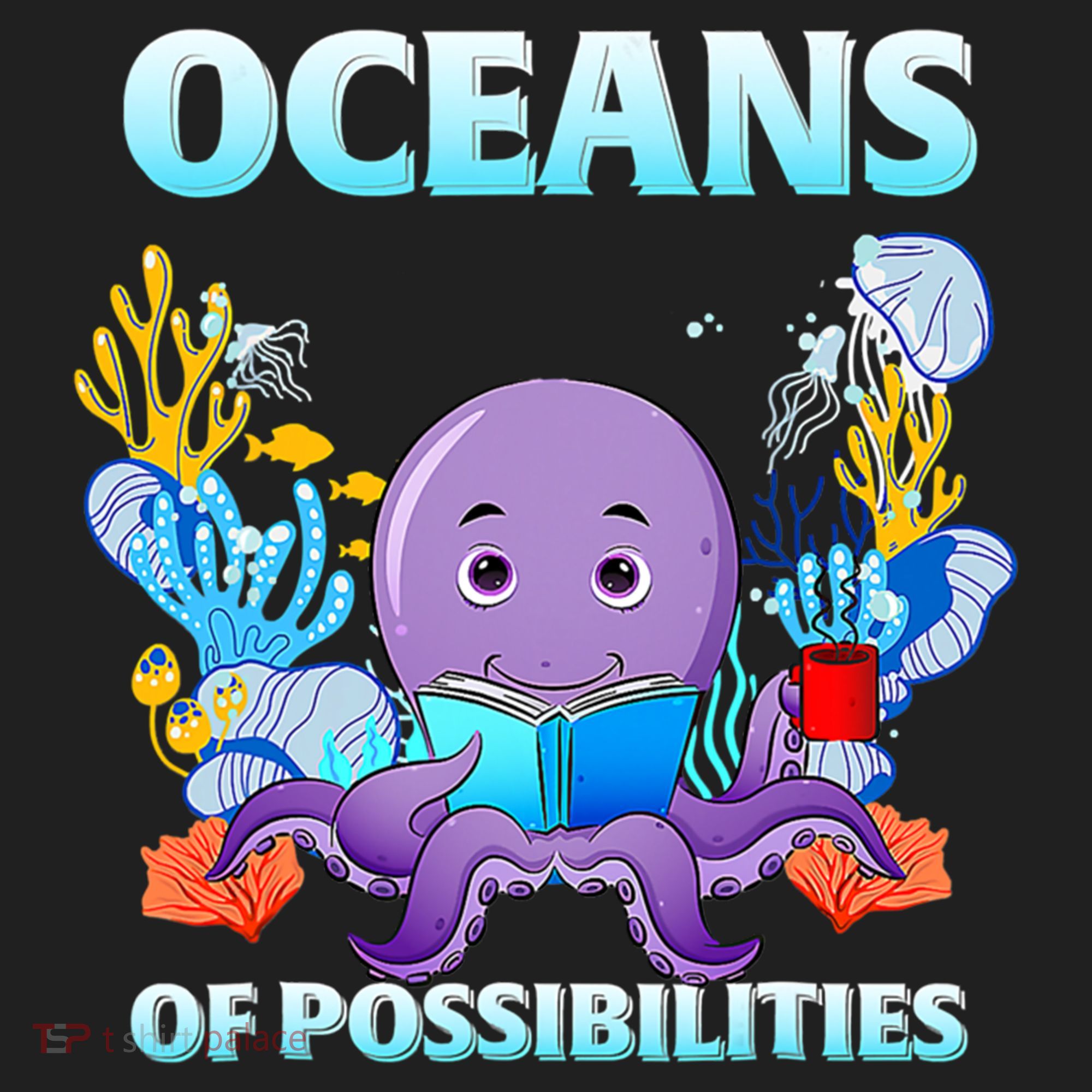 Octopus Sea Animal Summer Reading Oceans Of Possibilities Gift Beanie