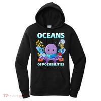 Octopus Sea Animal Summer Reading Oceans Of Possibilities Gift Women's Hoodie thumb 0