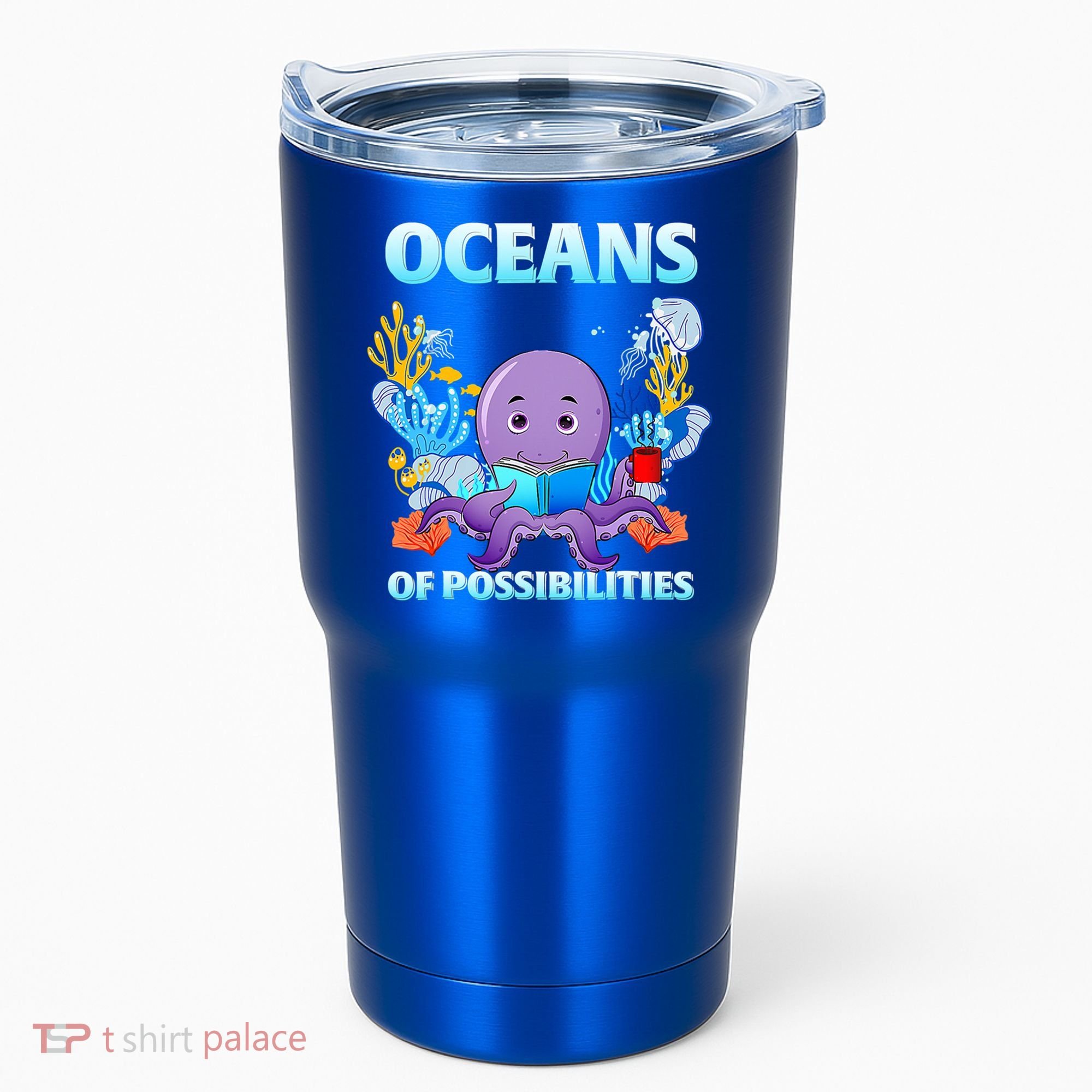 Octopus Sea Animal Summer Reading Oceans Of Possibilities Gift Tumbler