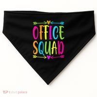 Office Squad Administrative Assistant Admin School Secretary USA-Made Doggie Bandana thumb 0