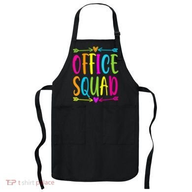 Office Squad Administrative Assistant Admin School Secretary Apron