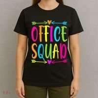 Office Squad Administrative Assistant Admin School Secretary T-Shirt thumb 4