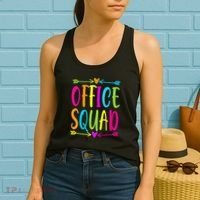 Office Squad Administrative Assistant Admin School Secretary Women's Tank Top thumb 2