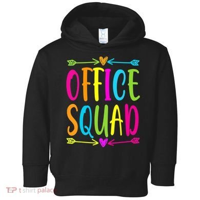 Office Squad Administrative Assistant Admin School Secretary Toddler Hoodie