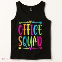 Office Squad Administrative Assistant Admin School Secretary Tank Top thumb 2