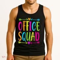 Office Squad Administrative Assistant Admin School Secretary Tank Top thumb 3