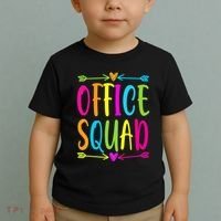 Office Squad Administrative Assistant Admin School Secretary Toddler T-Shirt thumb 2