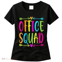 Office Squad Administrative Assistant Admin School Secretary Women's T-Shirt thumb 0