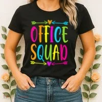 Office Squad Administrative Assistant Admin School Secretary Women's T-Shirt thumb 2