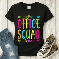 Office Squad Administrative Assistant Admin School Secretary Women's T-Shirt thumb 3