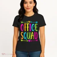 Office Squad Administrative Assistant Admin School Secretary Women's T-Shirt thumb 4