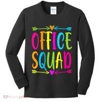Office Squad Administrative Assistant Admin School Secretary Kids Long Sleeve Shirt thumb 0