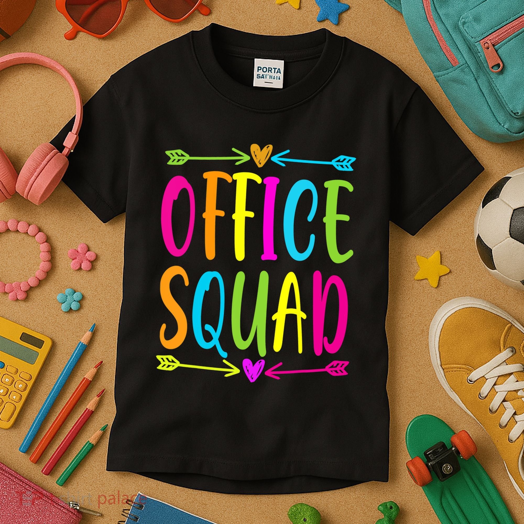 Office Squad Administrative Assistant Admin School Secretary Kids T-Shirt
