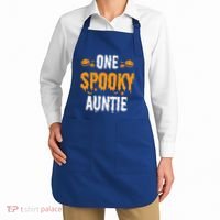One Spooky Auntie Aunt Matching Family Halloween Apron thumb 2