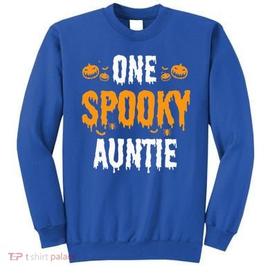 One Spooky Auntie Aunt Matching Family Halloween Sweatshirt