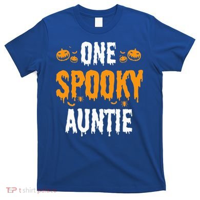 One Spooky Auntie Aunt Matching Family Halloween T-Shirt