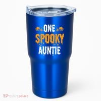 One Spooky Auntie Aunt Matching Family Halloween Tumbler thumb 0