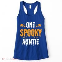 One Spooky Auntie Aunt Matching Family Halloween Women's Tank Top thumb 0