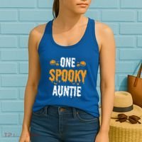 One Spooky Auntie Aunt Matching Family Halloween Women's Tank Top thumb 2