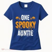 One Spooky Auntie Aunt Matching Family Halloween Women's T-Shirt thumb 0