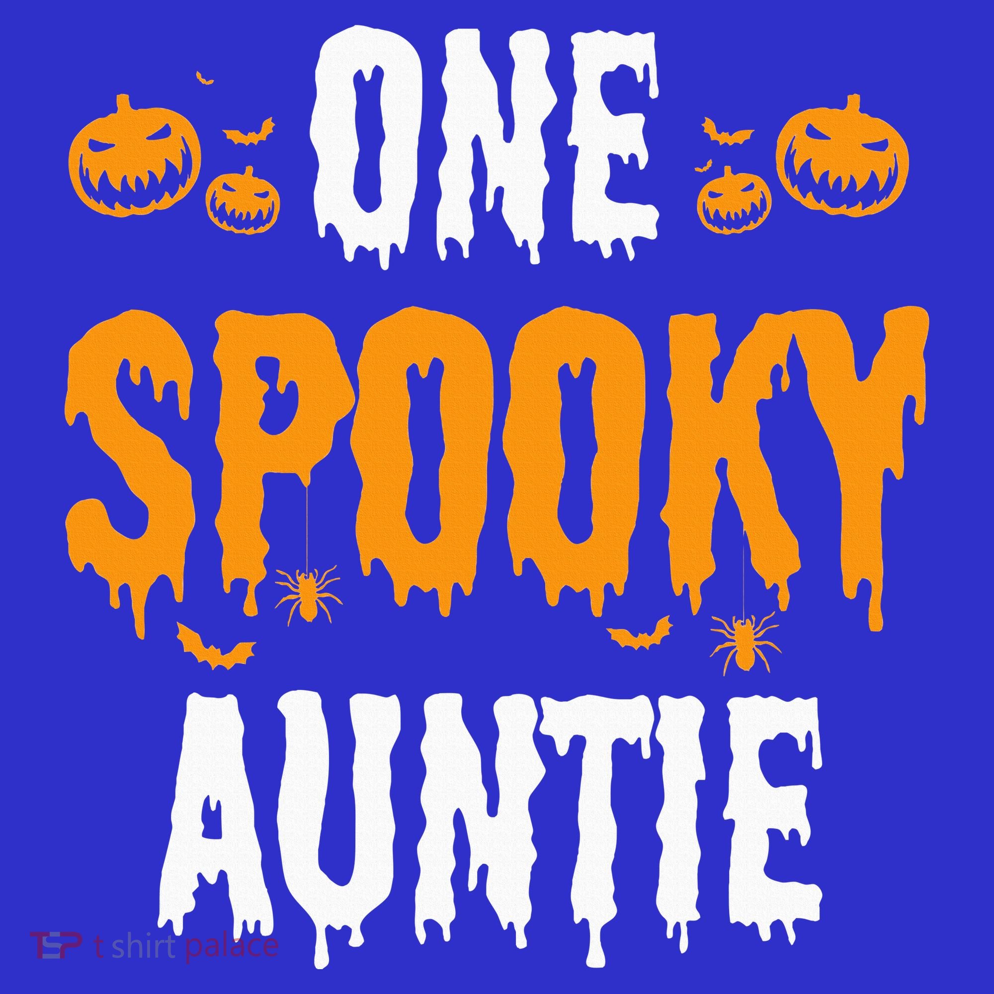 One Spooky Auntie Aunt Matching Family Halloween Women's T-Shirt