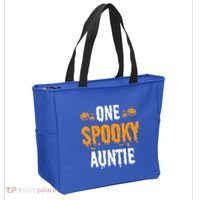 One Spooky Auntie Aunt Matching Family Halloween Tote Bag thumb 2