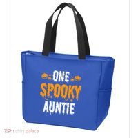 One Spooky Auntie Aunt Matching Family Halloween Tote Bag thumb 3