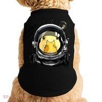 Outer Space Astronaut Duck Face Galaxy Waterfowl Hunting Doggie Tank thumb 0