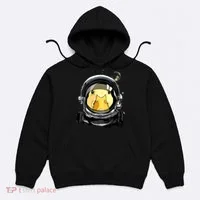 Outer Space Astronaut Duck Face Galaxy Waterfowl Hunting Hoodie thumb 0