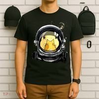 Outer Space Astronaut Duck Face Galaxy Waterfowl Hunting T-Shirt thumb 6