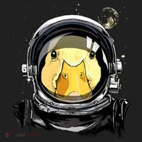 Outer Space Astronaut Duck Face Galaxy Waterfowl Hunting Beanie thumb 2