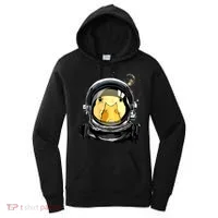 Outer Space Astronaut Duck Face Galaxy Waterfowl Hunting Women's Hoodie thumb 0
