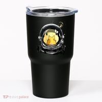 Outer Space Astronaut Duck Face Galaxy Waterfowl Hunting Tumbler thumb 0