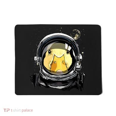 Outer Space Astronaut Duck Face Galaxy Waterfowl Hunting Mousepad