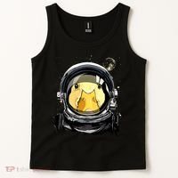 Outer Space Astronaut Duck Face Galaxy Waterfowl Hunting Tank Top thumb 2