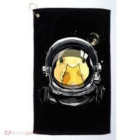 Outer Space Astronaut Duck Face Galaxy Waterfowl Hunting Golf Towel thumb 0