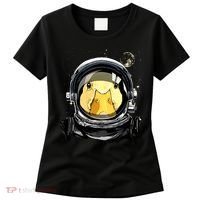 Outer Space Astronaut Duck Face Galaxy Waterfowl Hunting Women's T-Shirt thumb 0