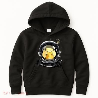 Outer Space Astronaut Duck Face Galaxy Waterfowl Hunting Kids Hoodie