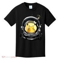 Outer Space Astronaut Duck Face Galaxy Waterfowl Hunting Kids T-Shirt thumb 0