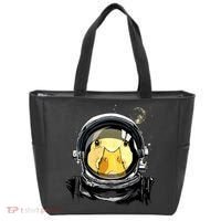 Outer Space Astronaut Duck Face Galaxy Waterfowl Hunting Tote Bag thumb 0