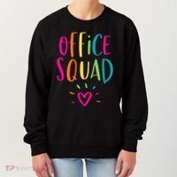 Office Squad Administrative Assistant Gift School Secretary Women's Sweatshirt thumb 0