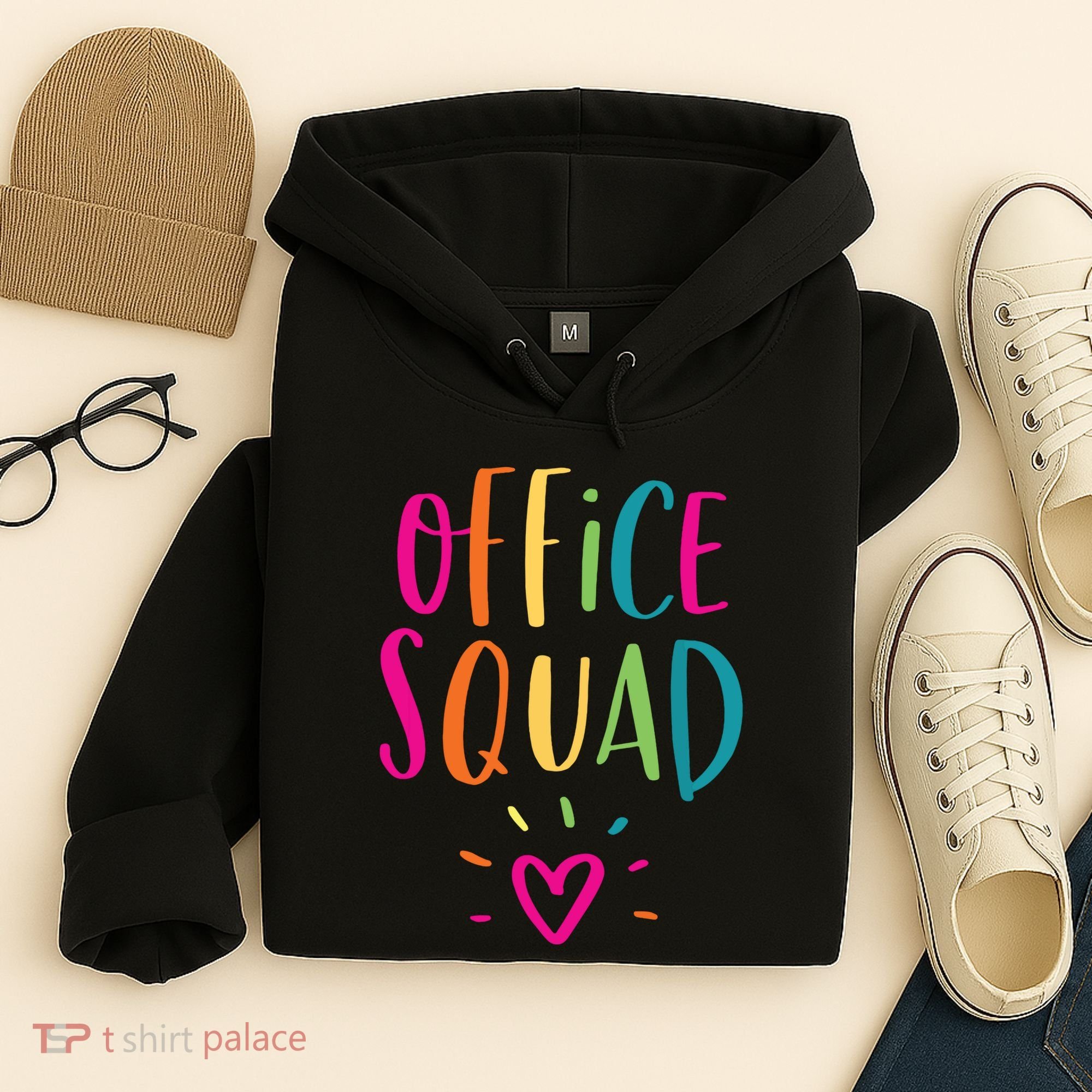 Office Squad Administrative Assistant Gift School Secretary Hoodie