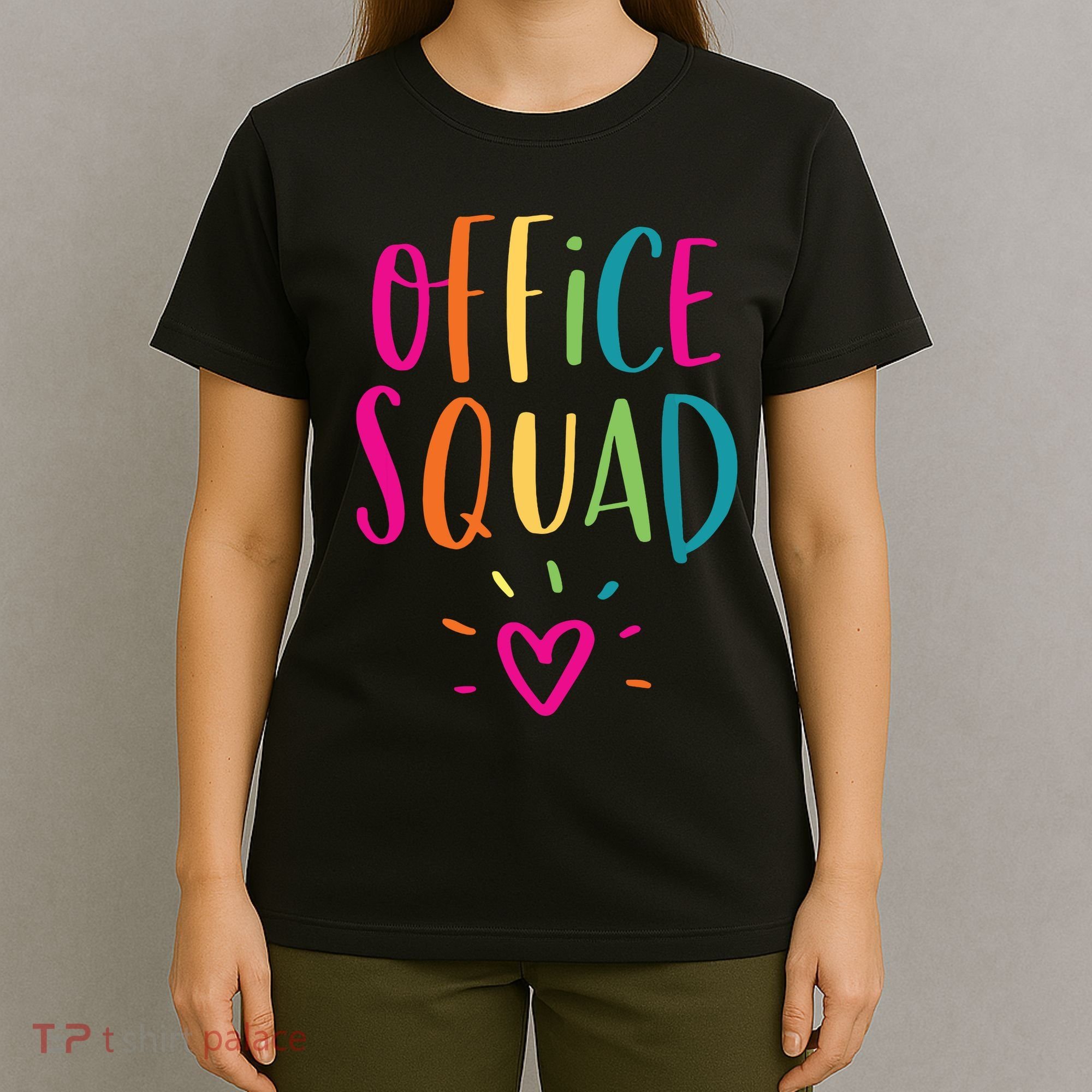 Office Squad Administrative Assistant Gift School Secretary T-Shirt