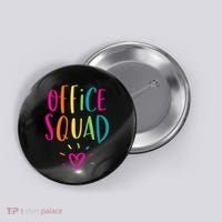 Office Squad Administrative Assistant Gift School Secretary Button thumb 0