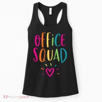 Office Squad Administrative Assistant Gift School Secretary Women's Tank Top