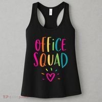Office Squad Administrative Assistant Gift School Secretary Women's Tank Top thumb 3