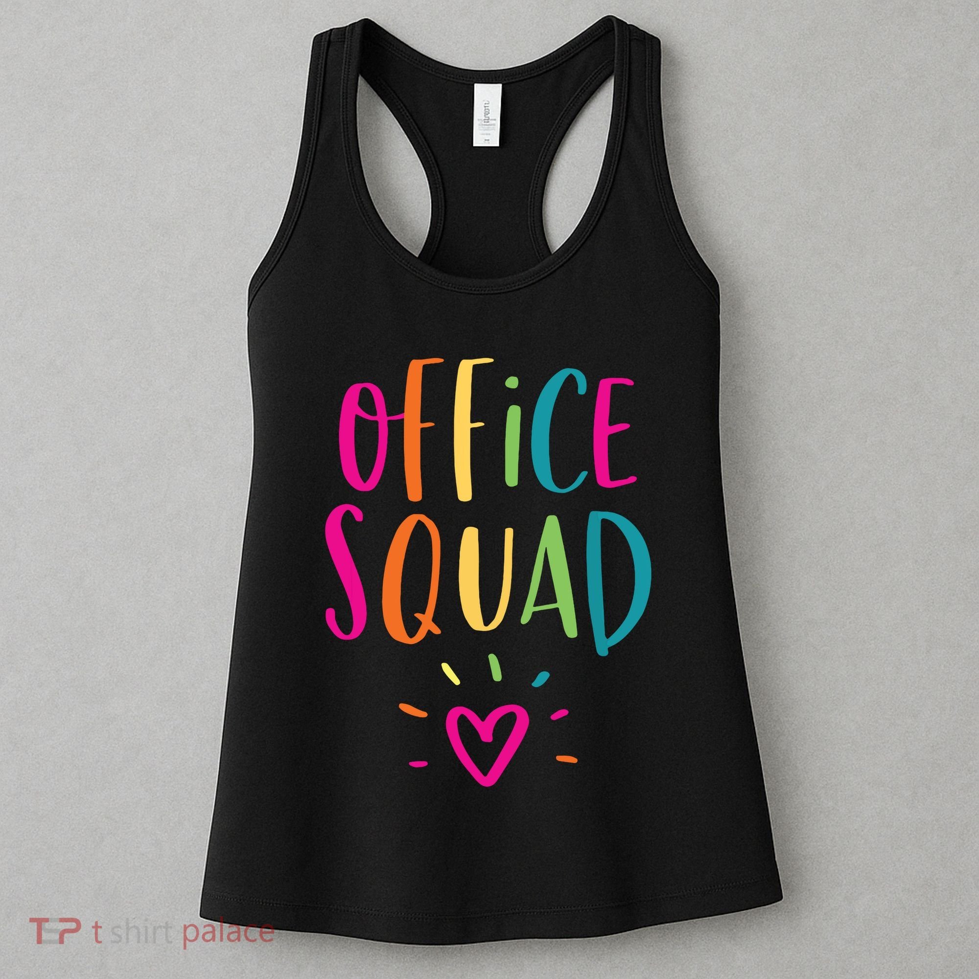 Office Squad Administrative Assistant Gift School Secretary Women's Tank Top
